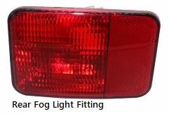 rear fog light fitting